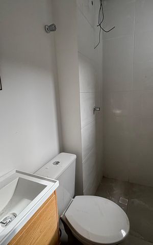 Apartamento para alugar com 33m², 1 quarto e sem vaga Apartamento para alugar com 33m², 1 quarto e sem vagaBanheiro social