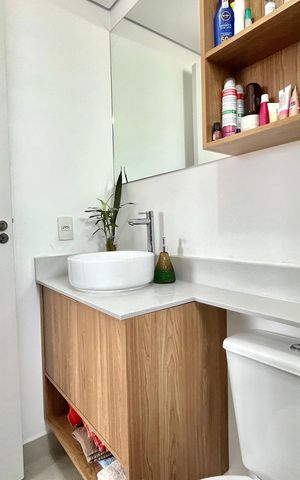 Apartamento à venda com 38m², 2 quartos e sem vaga Apartamento à venda com 38m², 2 quartos e sem vagaBanheiro
