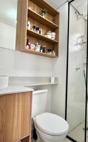 Apartamento à venda com 38m², 2 quartos e sem vaga Apartamento à venda com 38m², 2 quartos e sem vagaBanheiro