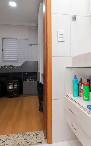 Casa de condomínio para alugar com 70m², 2 quartos e 1 vagaBanheiro da Suíte 2