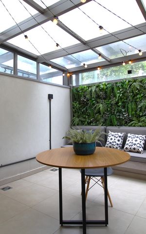 Studio à venda com 35m², 1 quarto e sem vagaVaranda