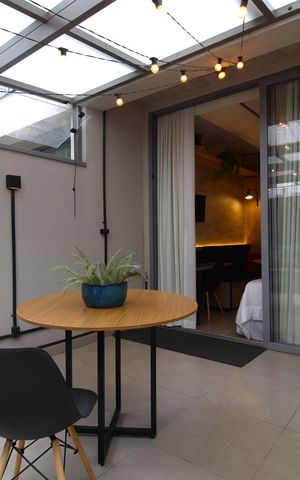 Studio à venda com 35m², 1 quarto e sem vagaVaranda