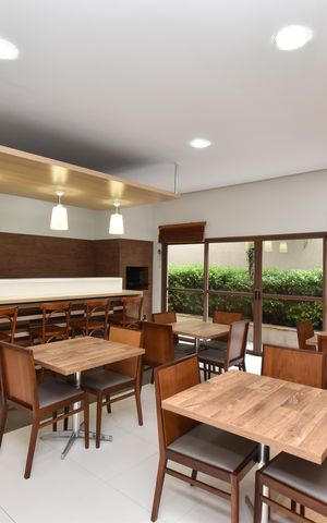 Studio para alugar com 38m², 1 quarto e sem vagaÁrea comum - Área gourmet