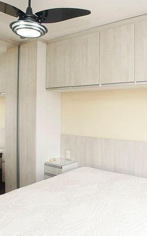 Apartamento à venda com 41m², 1 quarto e 1 vagaQuarto