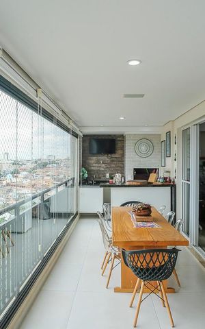 Apartamento à venda com 172m², 3 quartos e 4 vagasVaranda gourmet