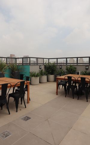 Apartamento para alugar com 36m², 2 quartos e 1 vagaÁrea comum - Churrasqueira Rooftop