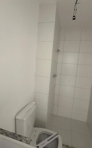 Apartamento à venda com 55m², 1 quarto e sem vaga Apartamento à venda com 55m², 1 quarto e sem vagaBanheiro da Suíte