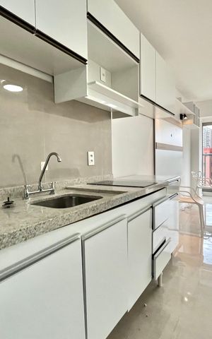 Studio à venda com 26m², 1 quarto e sem vaga Studio à venda com 26m², 1 quarto e sem vagaCozinha