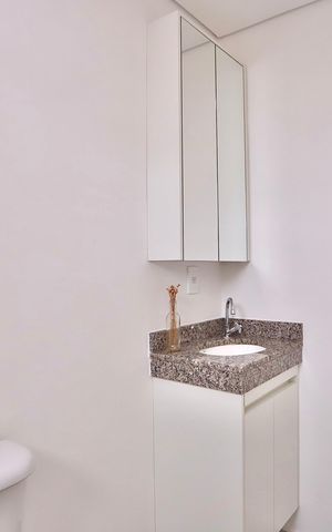 Studio à venda com 26m², 1 quarto e sem vaga Studio à venda com 26m², 1 quarto e sem vagaBanheiro