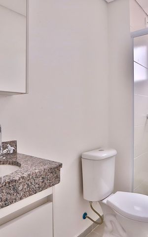 Studio à venda com 26m², 1 quarto e sem vaga Studio à venda com 26m², 1 quarto e sem vagaBanheiro