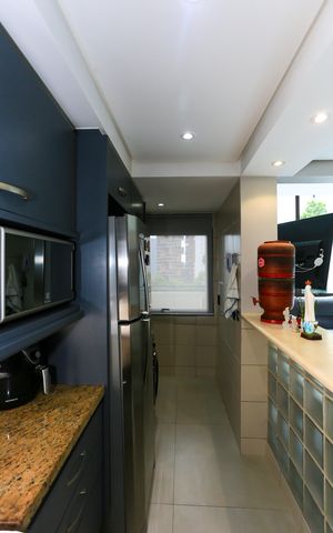Apartamento para alugar com 62m², 1 quarto e 2 vagasCozinha