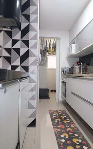 Apartamento à venda com 74m², 2 quartos e 2 vagasCozinha