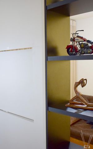 Studio para alugar com 37m², 1 quarto e 1 vagaQuarto