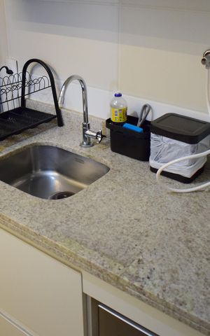 Studio para alugar com 37m², 1 quarto e 1 vagaCozinha - Torneira