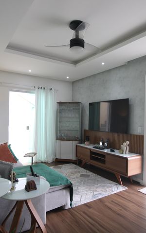 Casa de condomínio para alugar com 200m², 3 quartos e 2 vagasSala