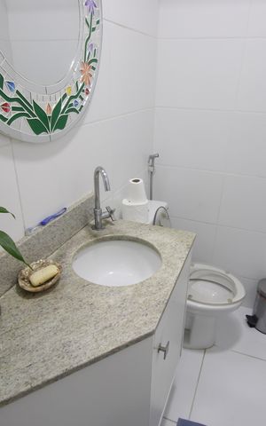 Casa de condomínio para alugar com 200m², 3 quartos e 2 vagasLavabo