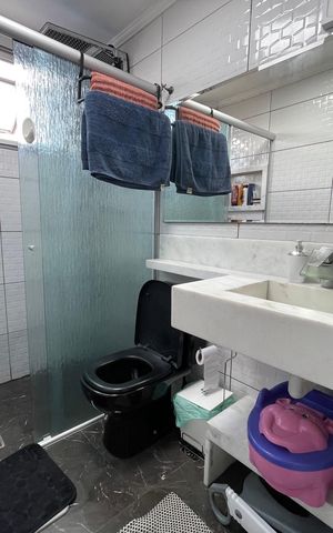 Apartamento à venda com 56m², 2 quartos e 1 vaga Apartamento à venda com 56m², 2 quartos e 1 vagaBanheiro