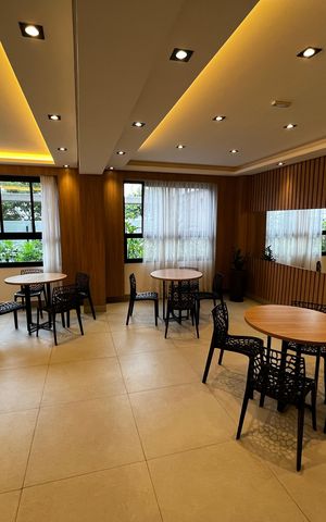 Studio à venda com 39m², 1 quarto e 1 vaga Studio à venda com 39m², 1 quarto e 1 vagaÁrea comum - Salão de festas
