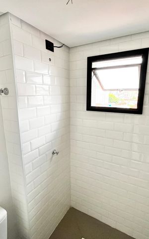Studio à venda com 39m², 1 quarto e 1 vaga Studio à venda com 39m², 1 quarto e 1 vagaBanheiro