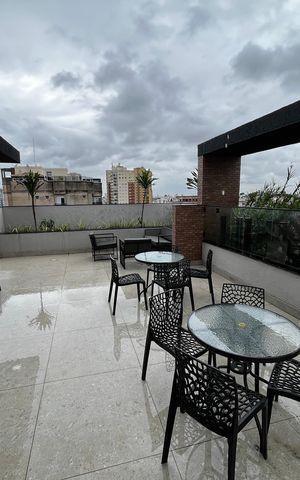 Studio à venda com 39m², 1 quarto e 1 vaga Studio à venda com 39m², 1 quarto e 1 vagaÁrea gourmet