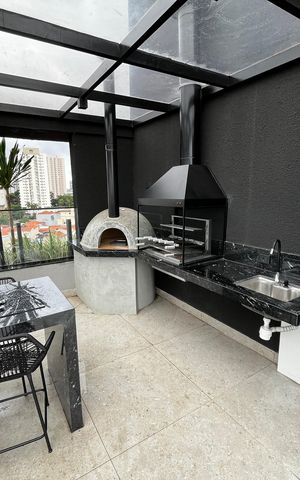 Studio à venda com 39m², 1 quarto e 1 vaga Studio à venda com 39m², 1 quarto e 1 vagaÁrea comum - Churrasqueira