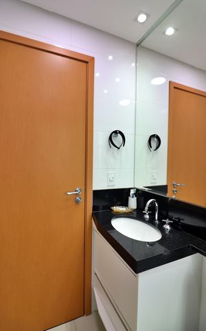 Apartamento à venda com 61m², 1 quarto e 2 vagasSuíte Banheiro 