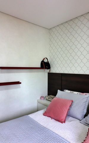 Apartamento à venda com 61m², 1 quarto e 2 vagasSuíte 