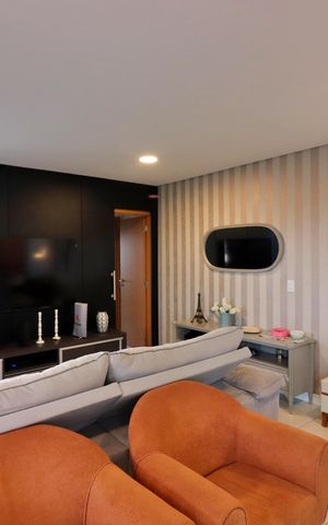 Apartamento à venda com 61m², 1 quarto e 2 vagasSala 