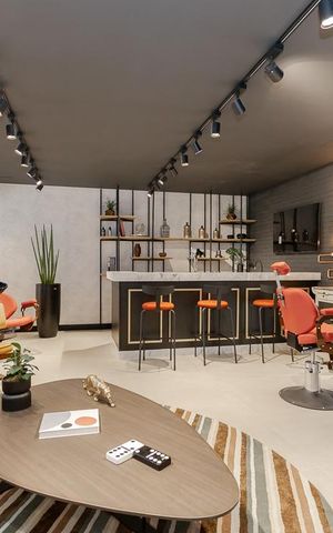 Studio à venda com 32m², 1 quarto e 1 vaga Studio à venda com 32m², 1 quarto e 1 vagaBarbearia