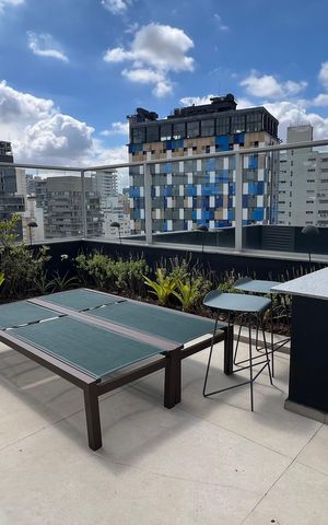 Studio para alugar com 27m², 1 quarto e sem vaga Studio para alugar com 27m², 1 quarto e sem vagaPiscina