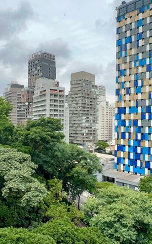 Studio para alugar com 27m², 1 quarto e sem vaga Studio para alugar com 27m², 1 quarto e sem vagaVaranda