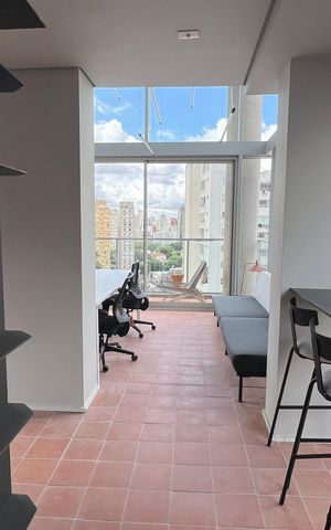 Studio para alugar com 27m², 1 quarto e sem vaga Studio para alugar com 27m², 1 quarto e sem vagaCoworking