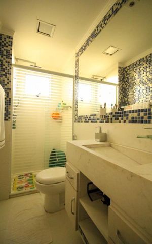 Apartamento à venda com 108m², 3 quartos e 2 vagas Apartamento à venda com 108m², 3 quartos e 2 vagasBanheiro