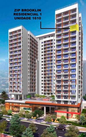 Studio à venda com 21m², 1 quarto e sem vaga
