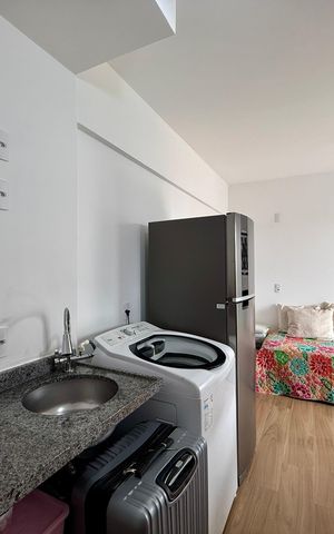 Studio para alugar com 23m², 0 quarto e sem vagaCozinha 