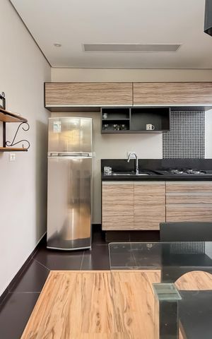 Apartamento para alugar com 58m², 1 quarto e sem vaga Apartamento para alugar com 58m², 1 quarto e sem vagaCozinha