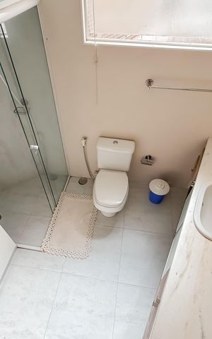 Apartamento para alugar com 58m², 1 quarto e sem vaga Apartamento para alugar com 58m², 1 quarto e sem vagaBanheiro da Suíte