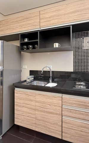 Apartamento para alugar com 58m², 1 quarto e sem vaga Apartamento para alugar com 58m², 1 quarto e sem vagaCozinha