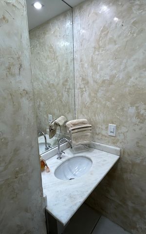 Apartamento à venda com 138m², 2 quartos e 1 vagaLavabo