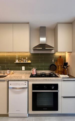 Apartamento à venda com 92m², 2 quartos e 2 vagas Apartamento à venda com 92m², 2 quartos e 2 vagasCozinha