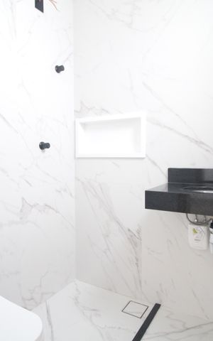 Apartamento à venda com 155m², 3 quartos e 2 vagasBanheiro da suíte 3