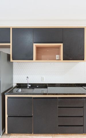 Studio à venda com 33m², 1 quarto e 1 vaga Studio à venda com 33m², 1 quarto e 1 vagaCozinha