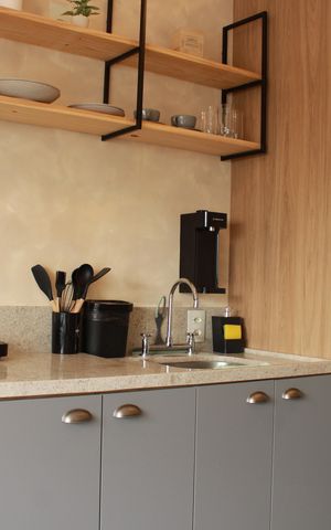 Studio à venda com 19m², 1 quarto e sem vagaCozinha