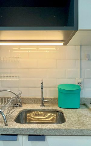 Studio para alugar com 28m², 1 quarto e sem vaga Studio para alugar com 28m², 1 quarto e sem vagaCozinha