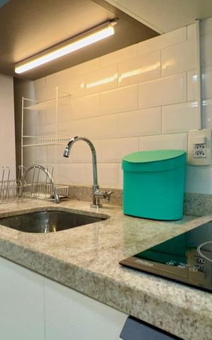 Studio para alugar com 28m², 1 quarto e sem vaga Studio para alugar com 28m², 1 quarto e sem vagaCozinha