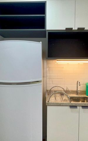 Studio para alugar com 28m², 1 quarto e sem vaga Studio para alugar com 28m², 1 quarto e sem vagaCozinha