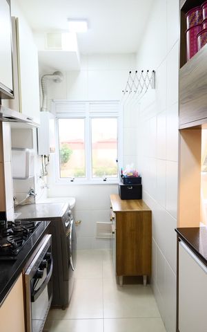Apartamento para alugar com 48m², 2 quartos e 1 vagaCozinha e Área de Serviço