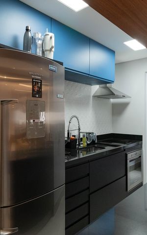 Apartamento à venda com 66m², 1 quarto e 2 vagas Apartamento à venda com 66m², 1 quarto e 2 vagasCozinha