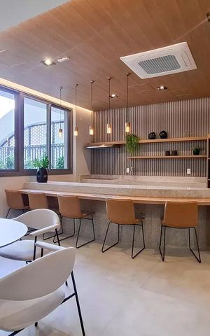 Apartamento à venda com 29m², 1 quarto e sem vaga Apartamento à venda com 29m², 1 quarto e sem vagaÁrea comum - Louge Bar