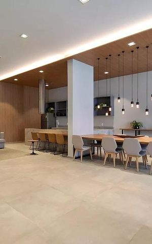 Apartamento à venda com 29m², 1 quarto e sem vaga Apartamento à venda com 29m², 1 quarto e sem vagaÁrea comum - Salão de festas